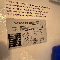 VWR -20C Freezer image 2